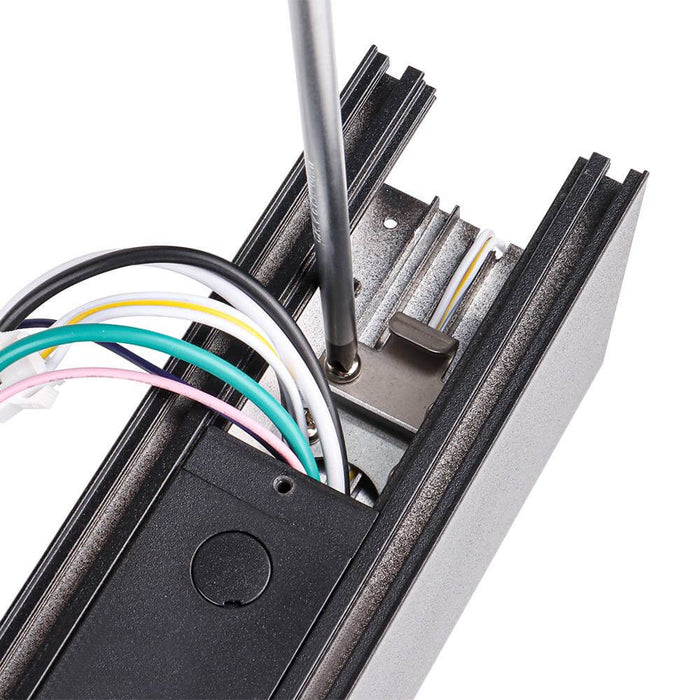 Black L-Shape Connector Use with Konlite Architectural Linear Light