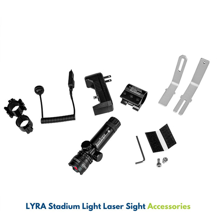 Laser Pointer on 500W Sports Light