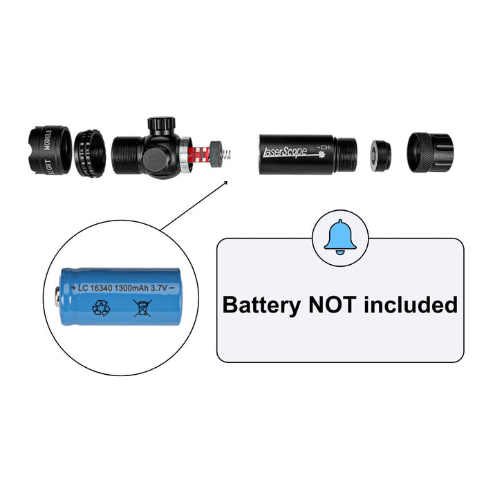 Laser Pointer on 500W Sports Light