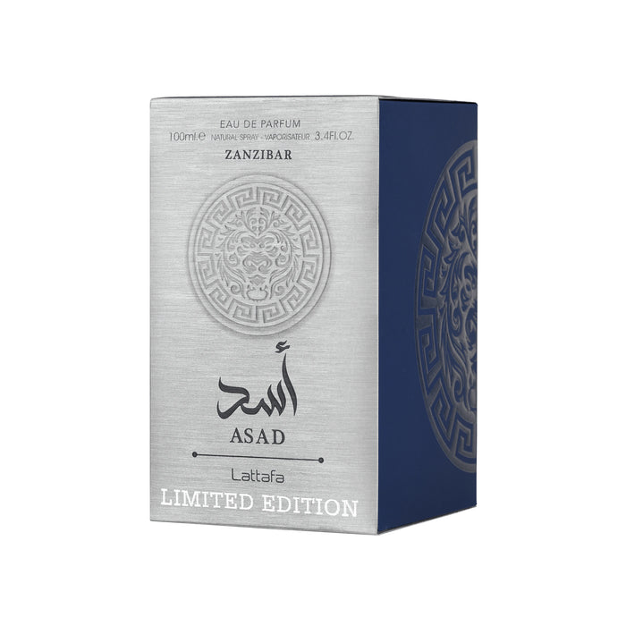 Lattafa Asad Zanzibar Limited Edition Eau De Parfum 100ml Spray