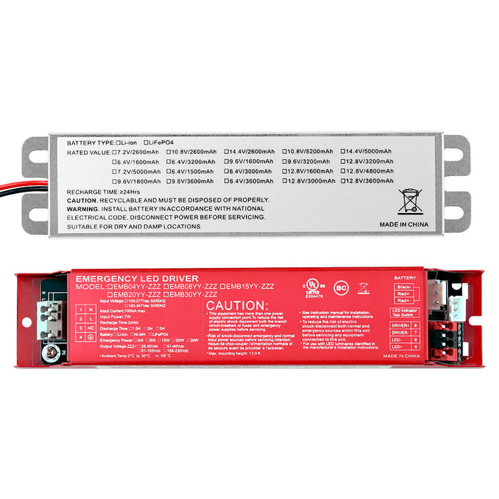 8W LED Emergency Backup Driver