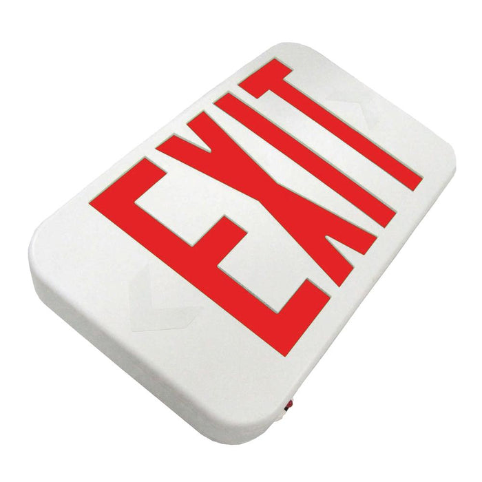 red led exit fixture HL0301B2RW double sided without battery backup