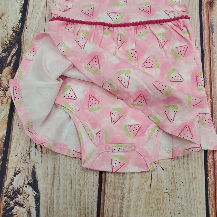 Little Me Watermelon Bodysuit Dress