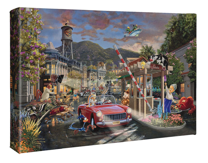 Looney Tunes&trade; - Backlot Shenanigans - 10" x 14" Gallery Wrapped Canvas