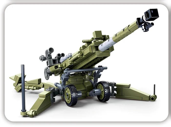 M777 Howitzer Artillery Building Bricks (245 pieces)