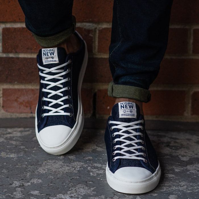 Men's Classic Low Top | Indigo x Off-White