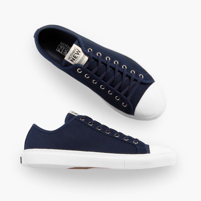 Men's Classic Low Top | Navy x White
