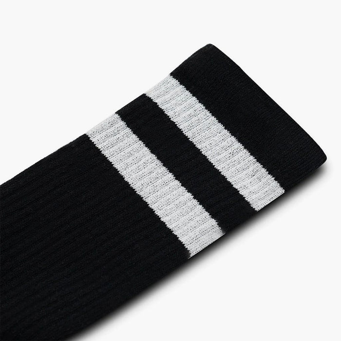 Men's Eco-Friendly Crew Socks | Black + White