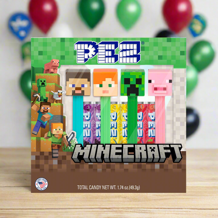 Minecraft Gift Set (Four Dispensers & Six Candy Refills)