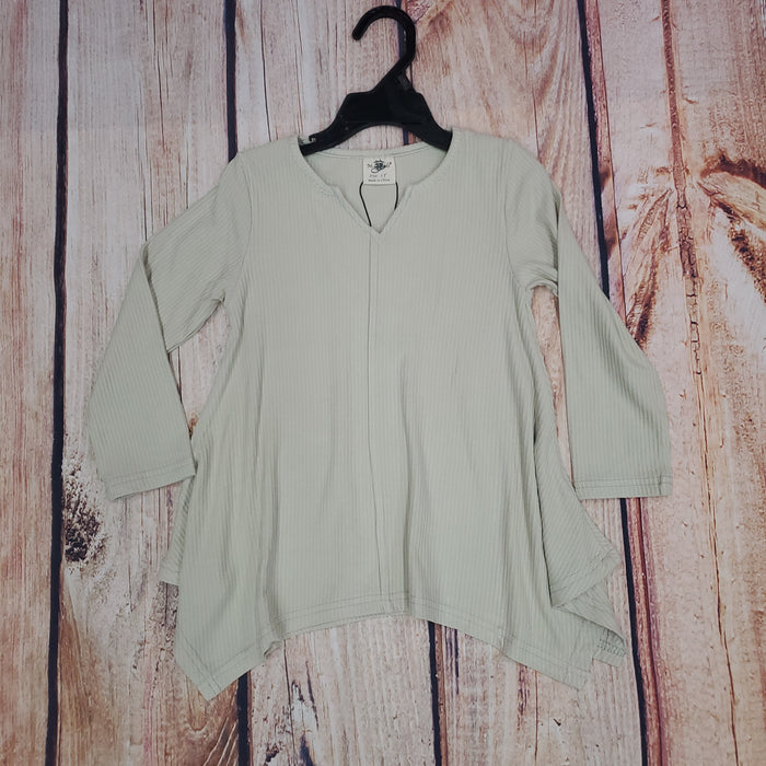 ML Kids Sage Handkerchief Top