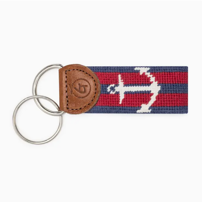 Needlepoint Keychain - Anchor