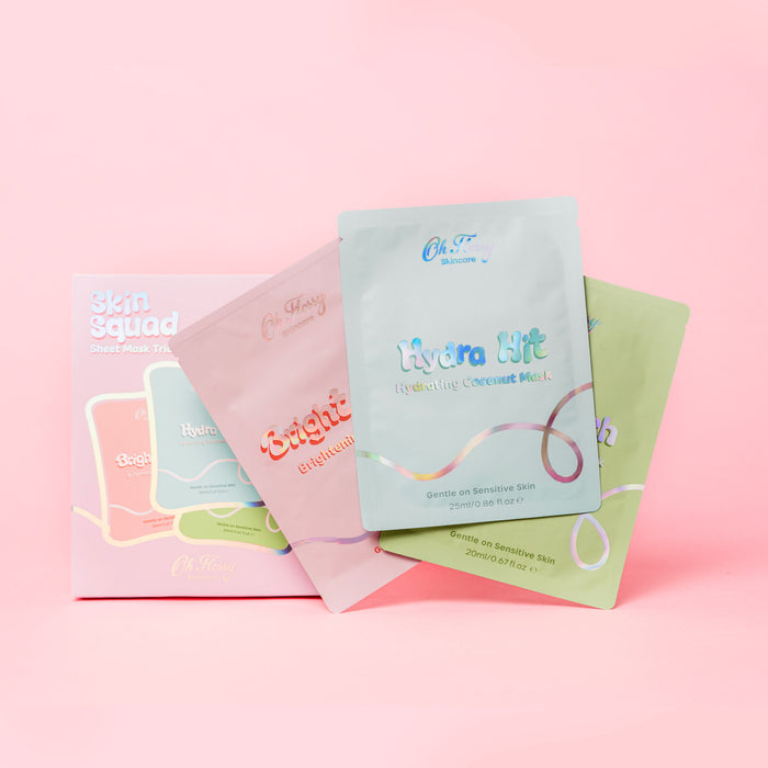 Oh Flossy Skincare - Skin Squad Sheet Mask Trio