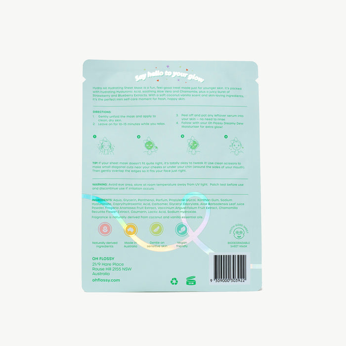 Oh Flossy Skincare - Skin Squad Sheet Mask Trio