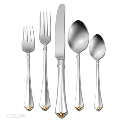Oneida Golden Juilliard 5 Pc Place Setting
