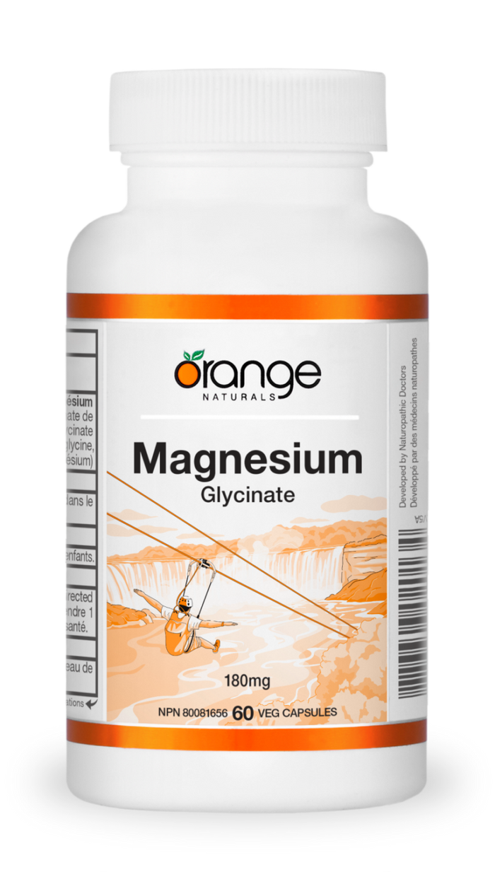 Orange Naturals: Magnesium Glycinate 180mg