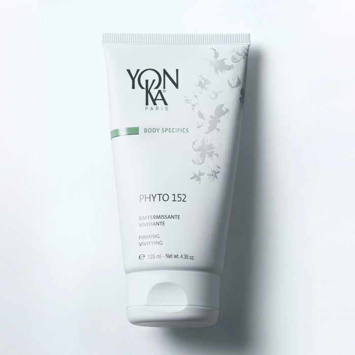 Phyto 152 firming body cream 125 ml tube labeled 9.5% rosemary essential oil Yon-Ka Quintessence
