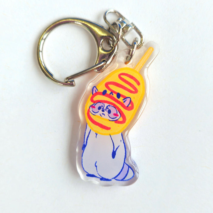 Pocha Kuni Korean Street Food Raccoon Mystery Bag Keychain/Bag Charm - Koodle