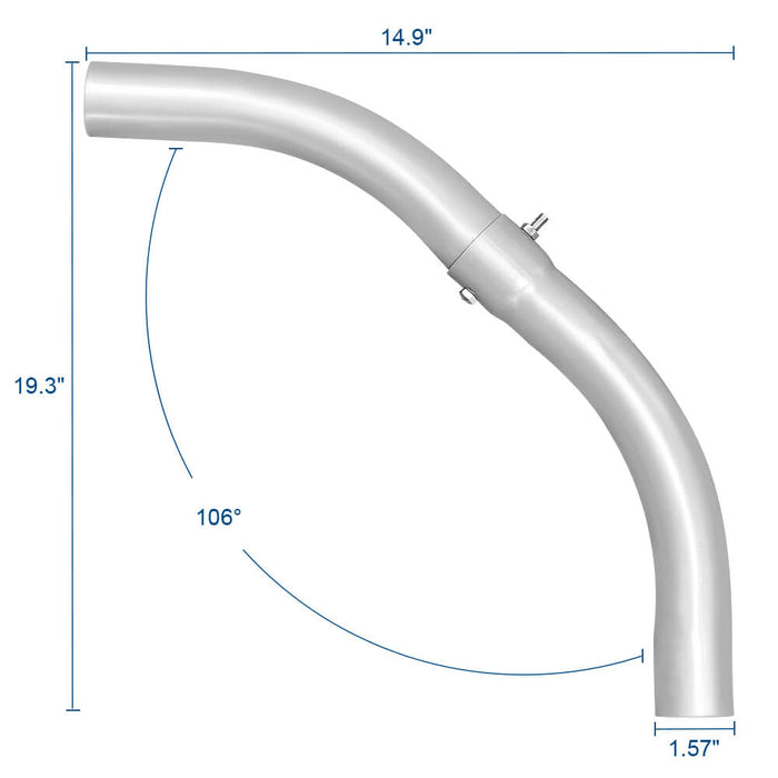 Pole Mount Arm dimensions