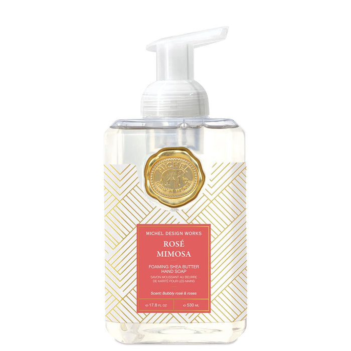 rose mimosa pump soap