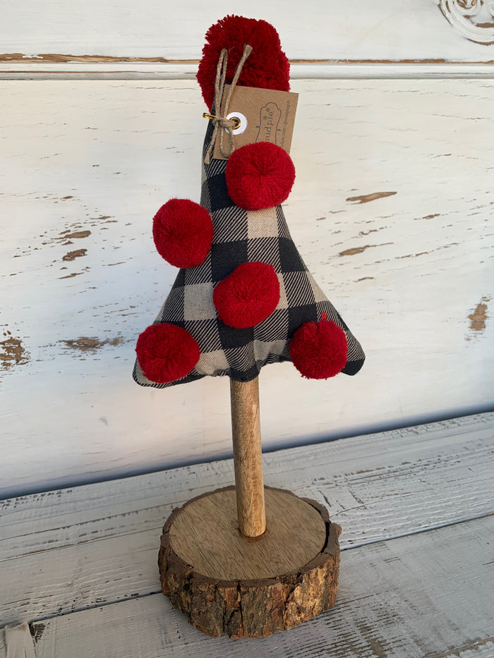 Small Buffalo Check Fabric Tree