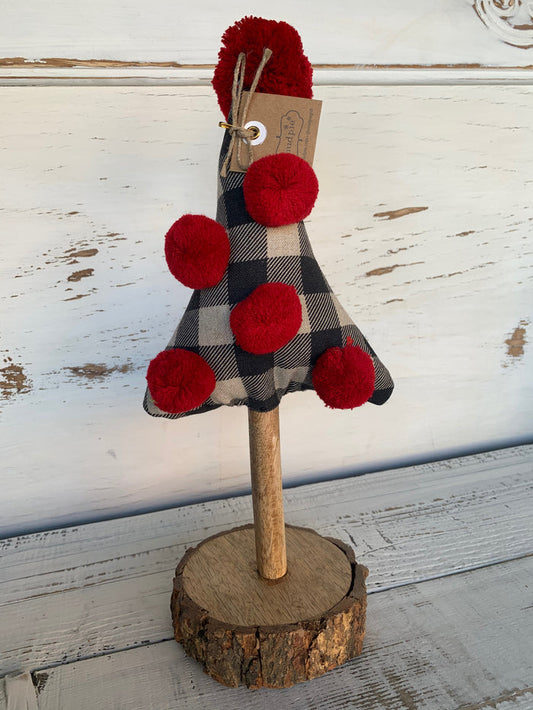 Small Buffalo Check Fabric Tree
