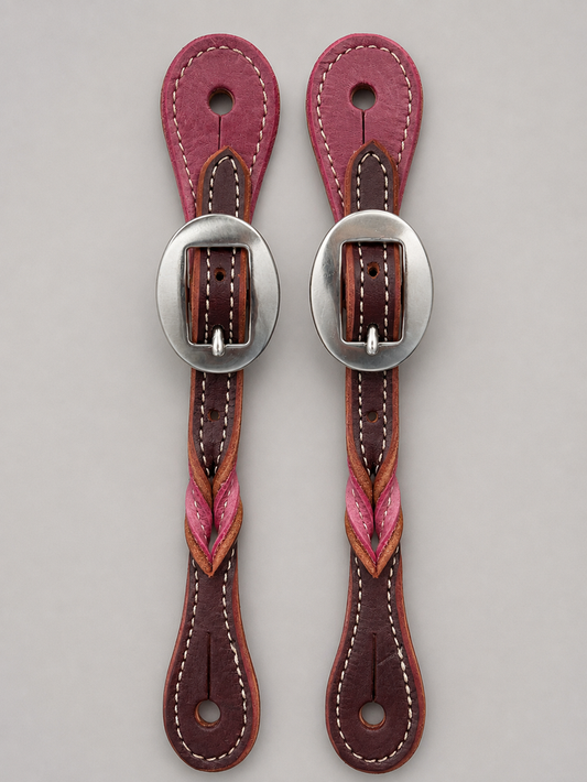 Spur Straps - SPS153 - Pro Choice Ladies Orchid and Burgundy