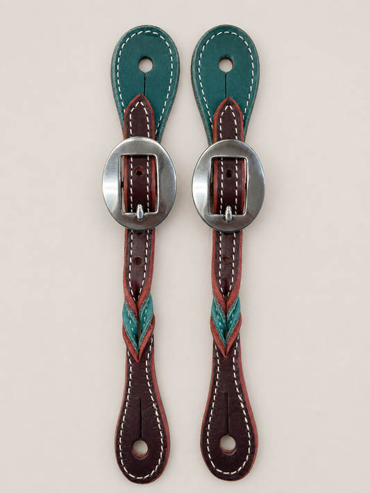 Spur Straps - SPS155 - Pro Choice Ladies Emerald and Burgundy