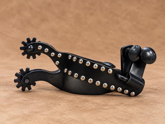Spurs - SP150 - Cowboy Tack Youth Spurs with Plain Dots