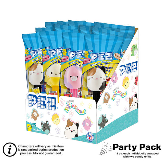 Squishmallows PEZ Party Pack (12 pack - each Individually wrapped)