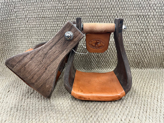 Stirrups - STP64 - Nettles 5" Chisholms Mahogany