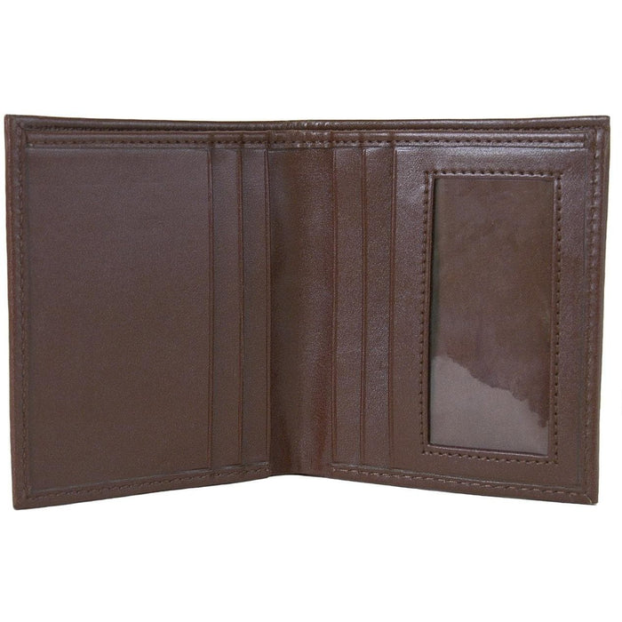 'The Lester' Bi-Fold Vegan Wallet (Brown) by The Vegan Collection - Vegan Style
