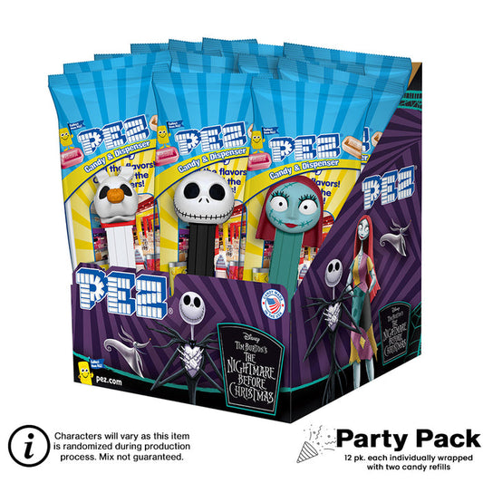 The Nightmare Before Christmas PEZ Party Pack (12 pack - each Individually wrapped)