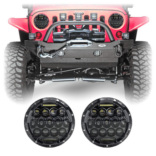 TITAN Offroad - Honeycomb LED Headlights - (1997-2018)