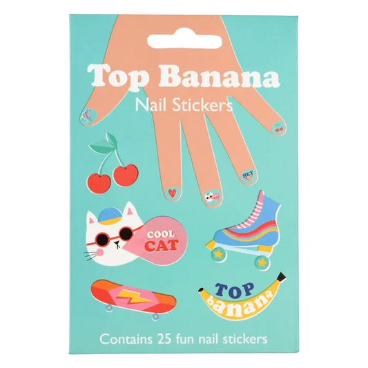 Top Banana Nail Stickers
