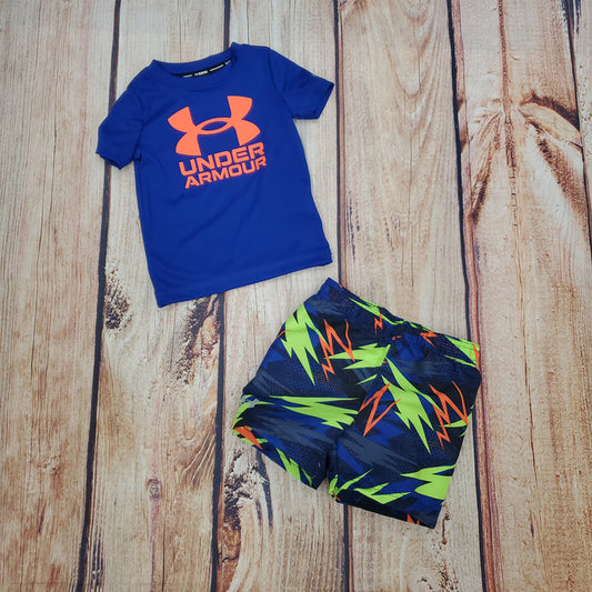 UA BOYS BOLT SWIM SET