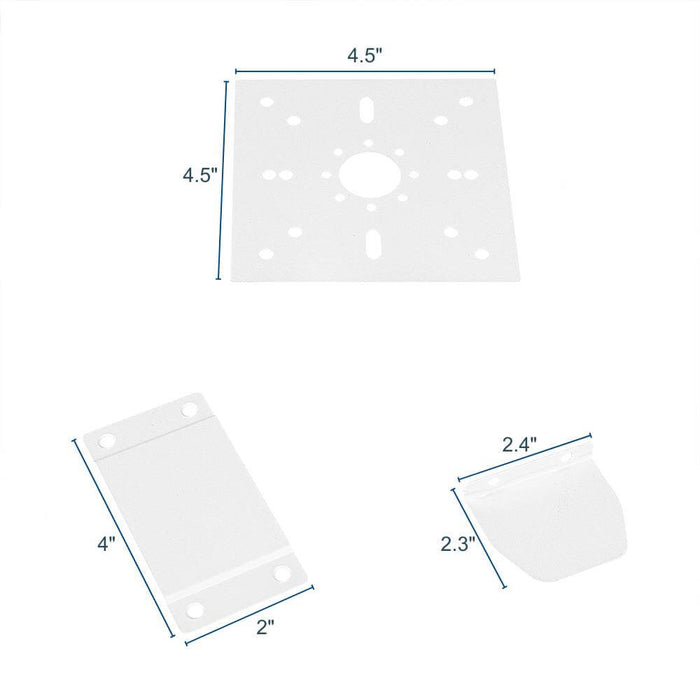 Dimensions for Wall Mounting Kit Konlite Architectural Linear Light Fixture