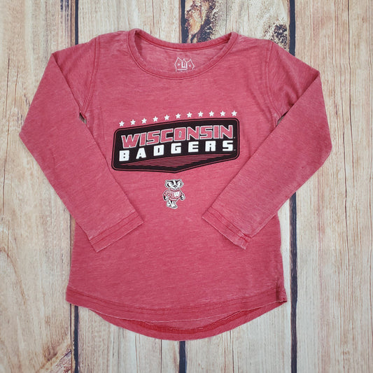 WES AND WILLY WISCONSIN BADGER BURNOUT  LONG SLEEVE