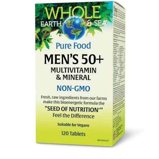 Whole Earth & Sea: Men’s 50+ Multivitamin & Mineral