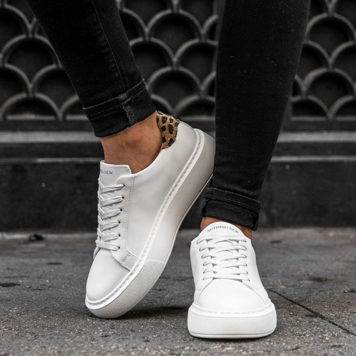 Women's Grand | White x Leopard